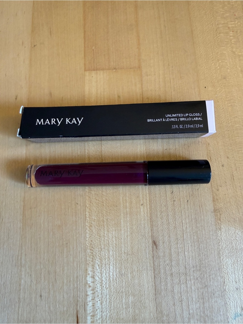 NWT Mary Kay Evening Berry Unlimited Lip Gloss New in Box .13 oz
